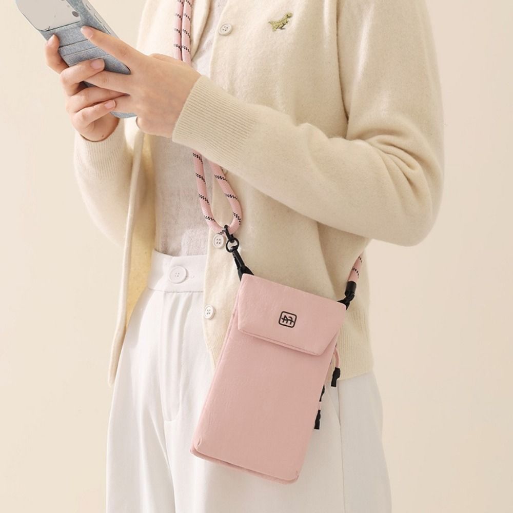 Phone Bag Crossbody - Modna nylonowa torba na telefon komórkowy,
