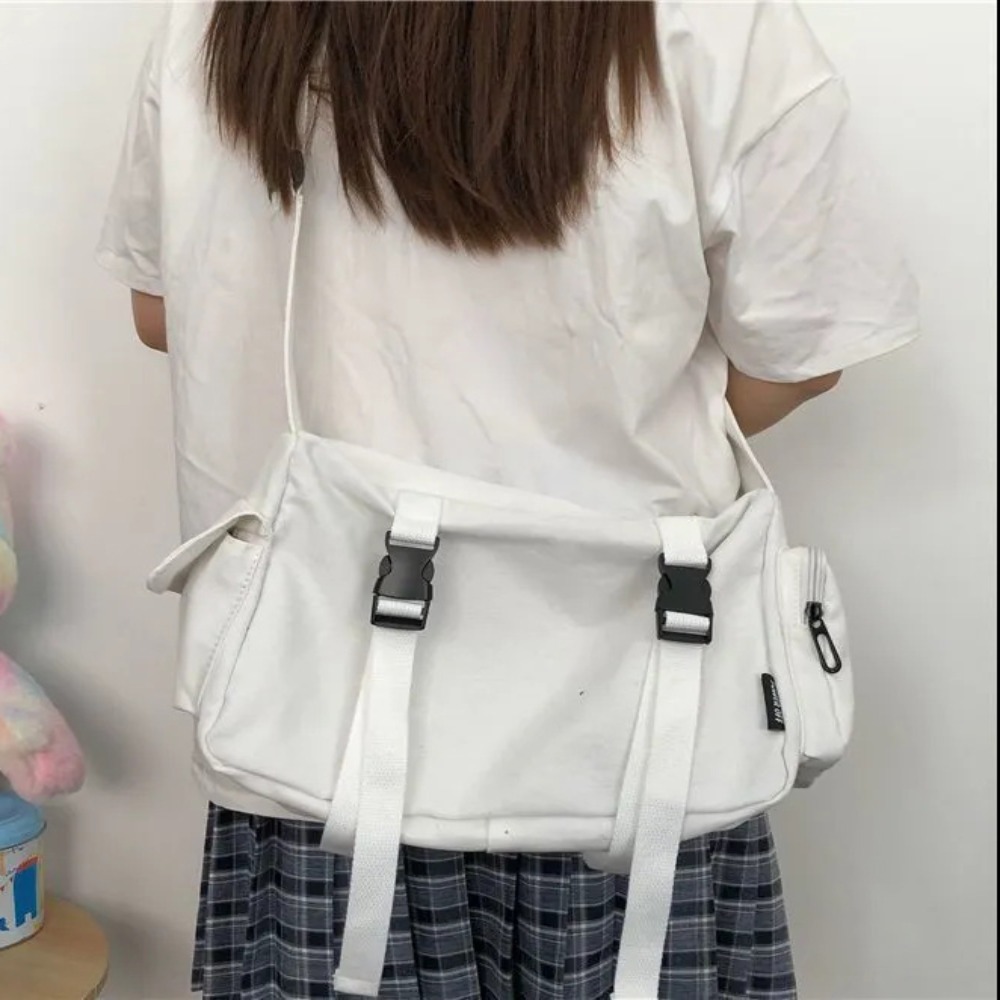 Women'S Japanese Bags - Czarne torby na ramię damskie Design