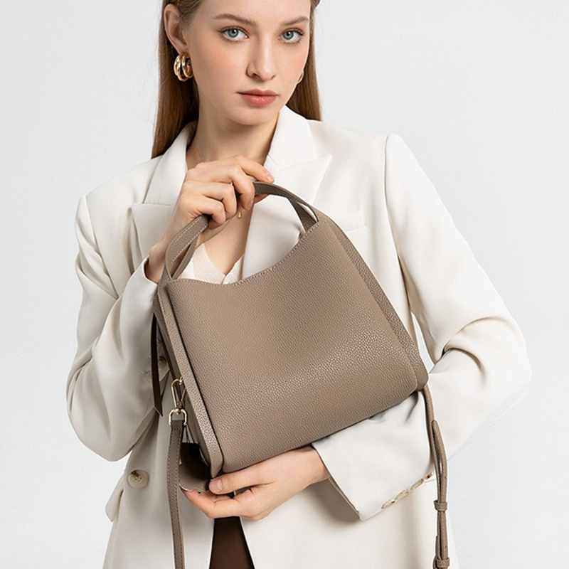 Top Handle Structured - BURMINSA Torebki typu bucket bag z