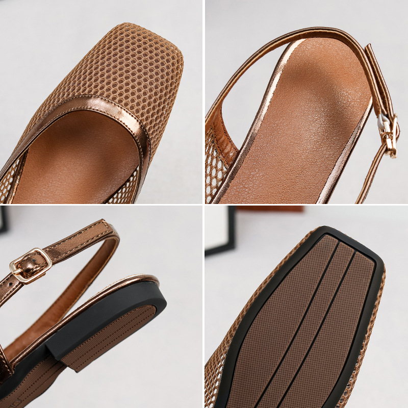 Klapki z siateczki z kwadratow – Women'S Japanese Bags recenzja i cena