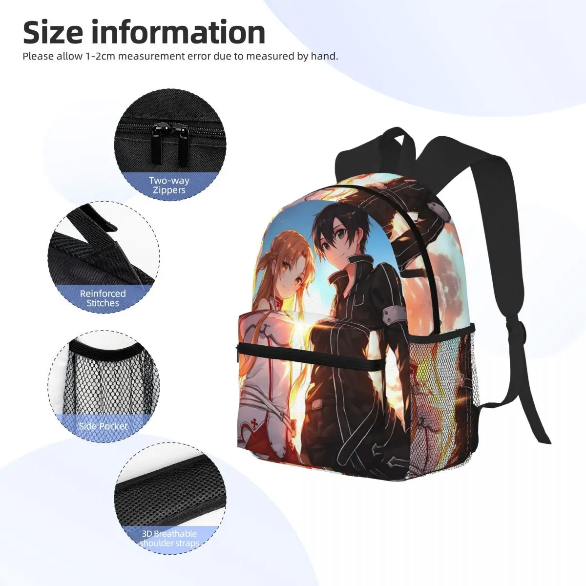 Plecak szkolny Asuna SAO, uroc – Women'S Bag Online recenzja i cena