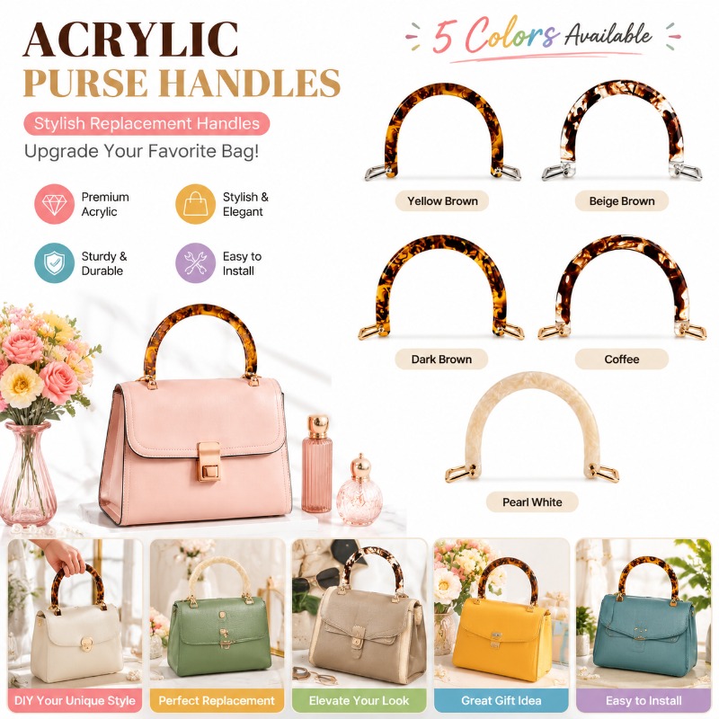 1/2/4 SZT. Akrylowy uchwyt do  – Tortoiseshell Bag Acrylic recenzja i cena