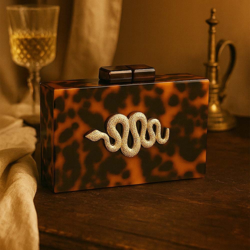 Damska torebka bankietowa w st – Tortoiseshell Bag Acrylic recenzja i cena