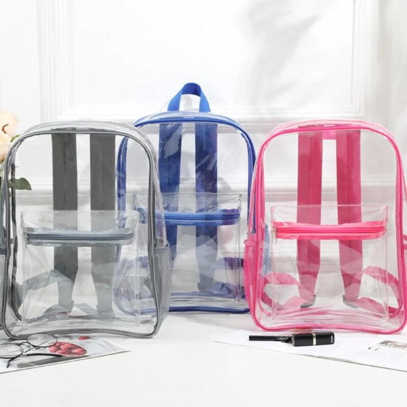 Wyprzedaż! Przezroczysty pleca – Women Bags Casual recenzja i cena