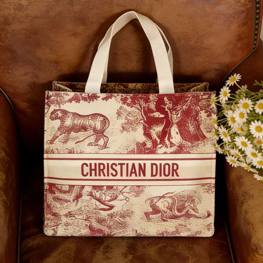 Torba Christian Dior, czerwona – Women Bags Tote Dior recenzja i cena