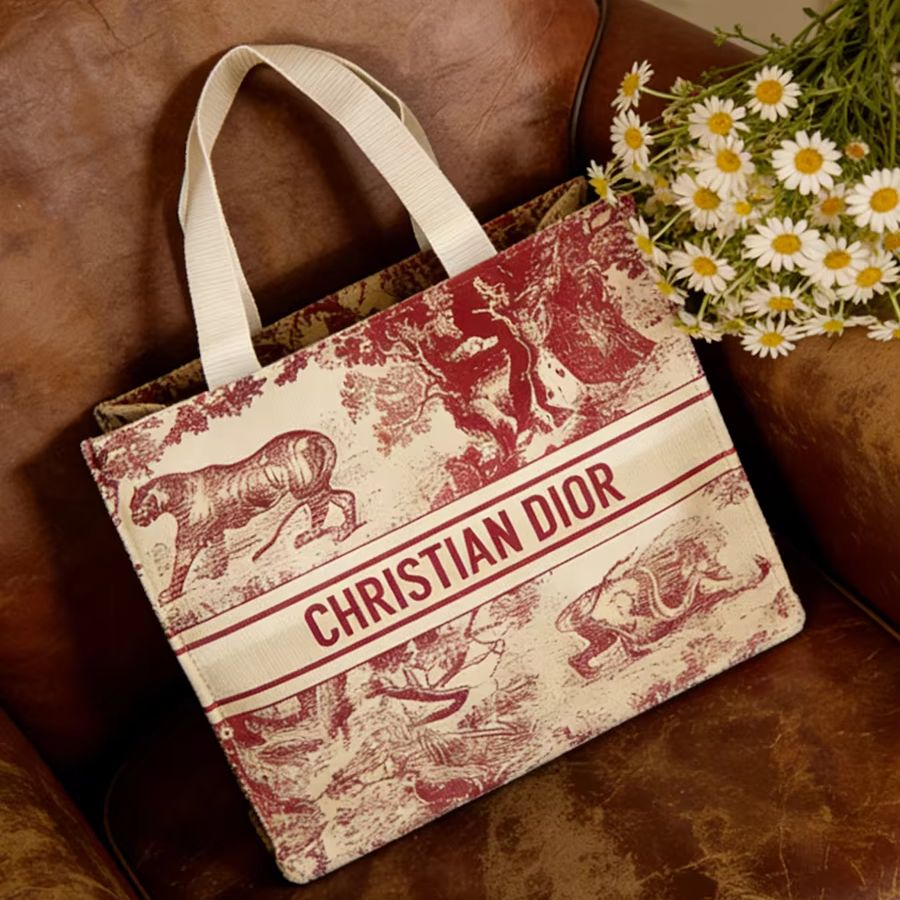 Torba Christian Dior, czerwona – Women Bags Tote Dior recenzja i cena